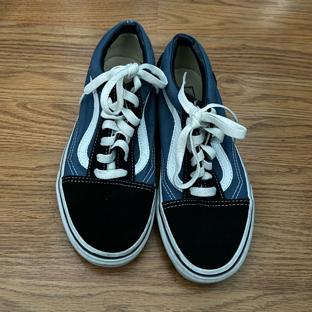 Black and Blue Vans